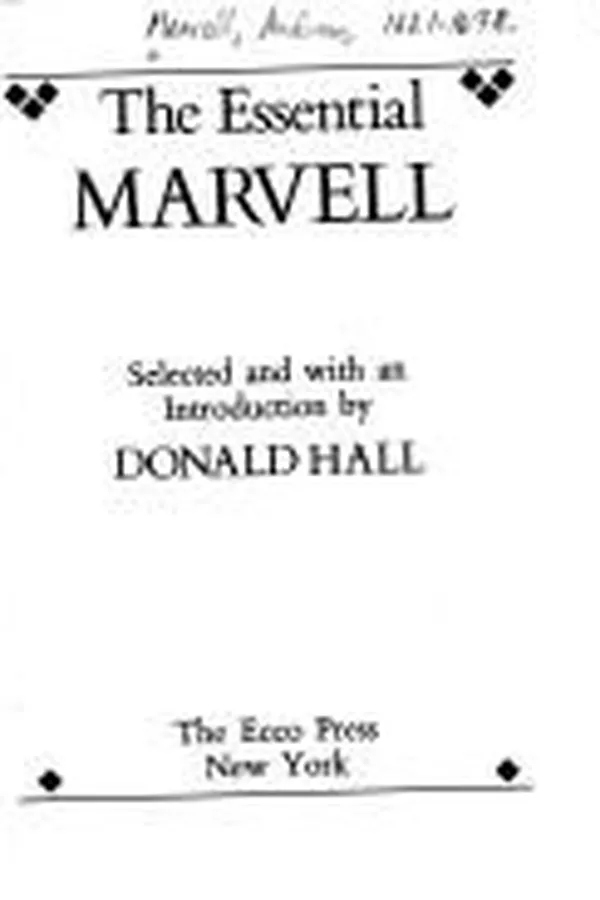 Capa de The essential Marvell