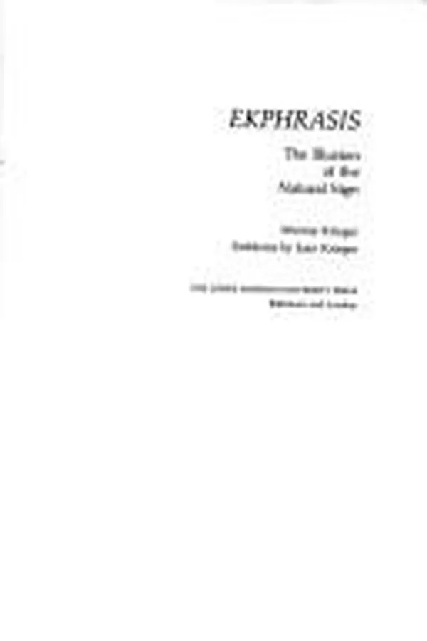 Cover of Ekphrasis