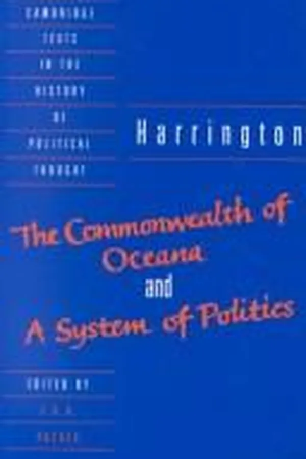 Capa de The commonwealth of Oceana ; and, A system of politics