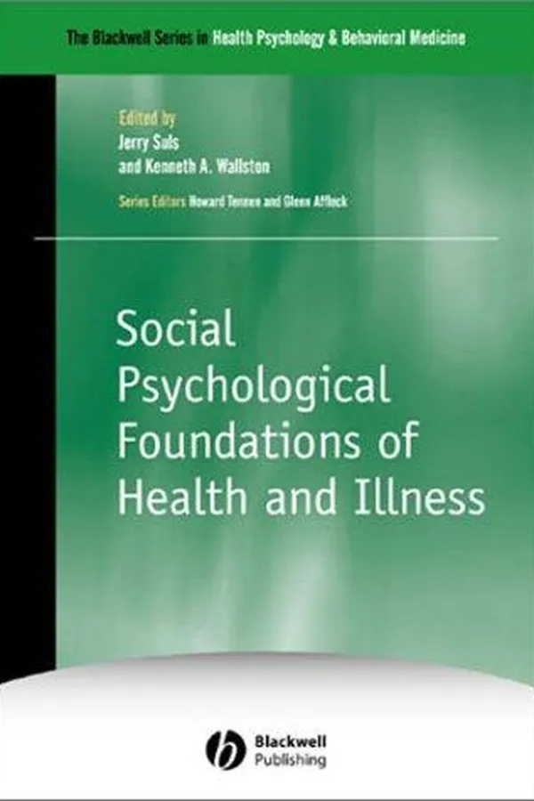 Capa de Social Psychological Foundations of Health and Illness