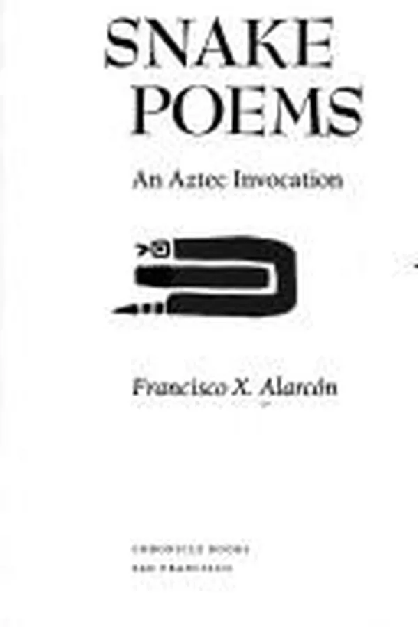 Capa de Snake poems