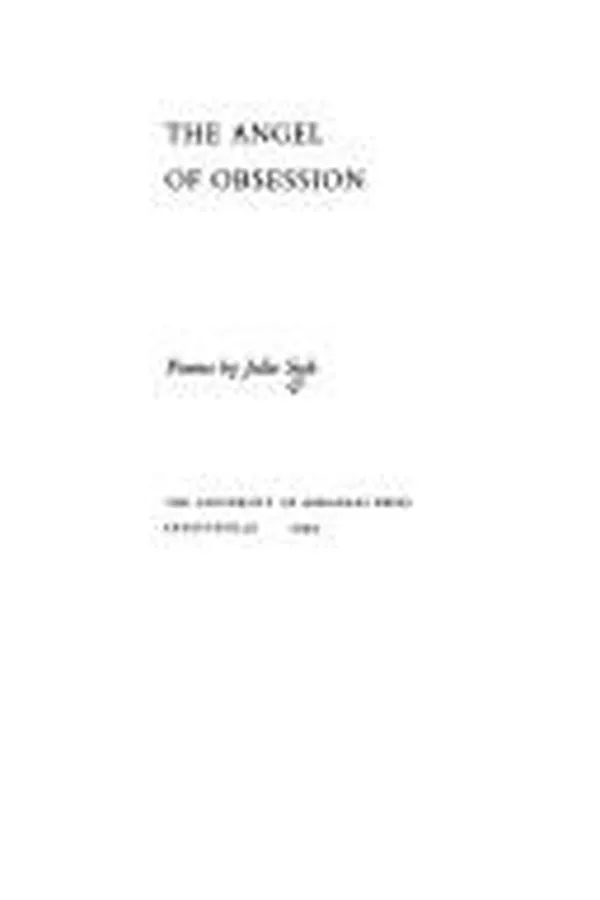 Capa de The angel of obsession