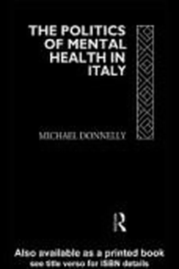 Capa de The politics of mental health in Italy