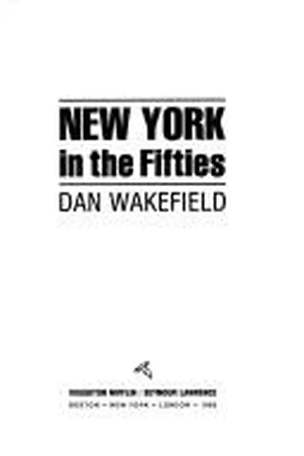 Capa de New York in the fifties