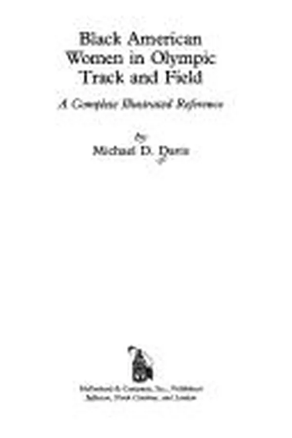 Capa de Black American women in Olympic track and field