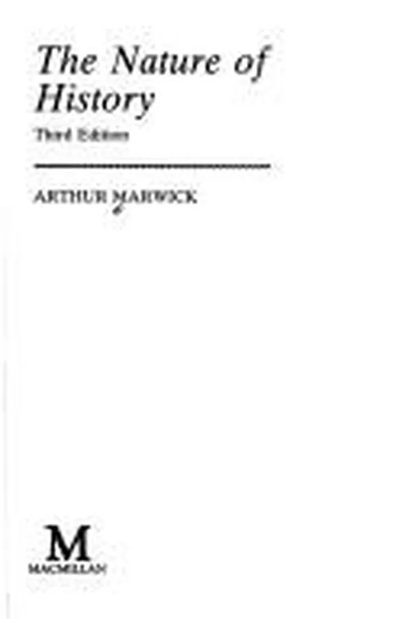 Capa de The nature of history