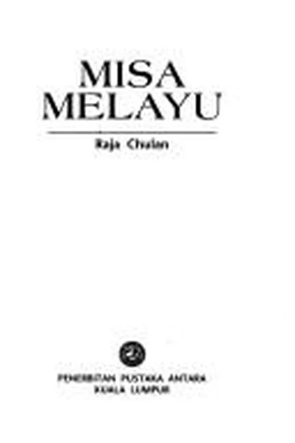 Capa de Misa Melayu