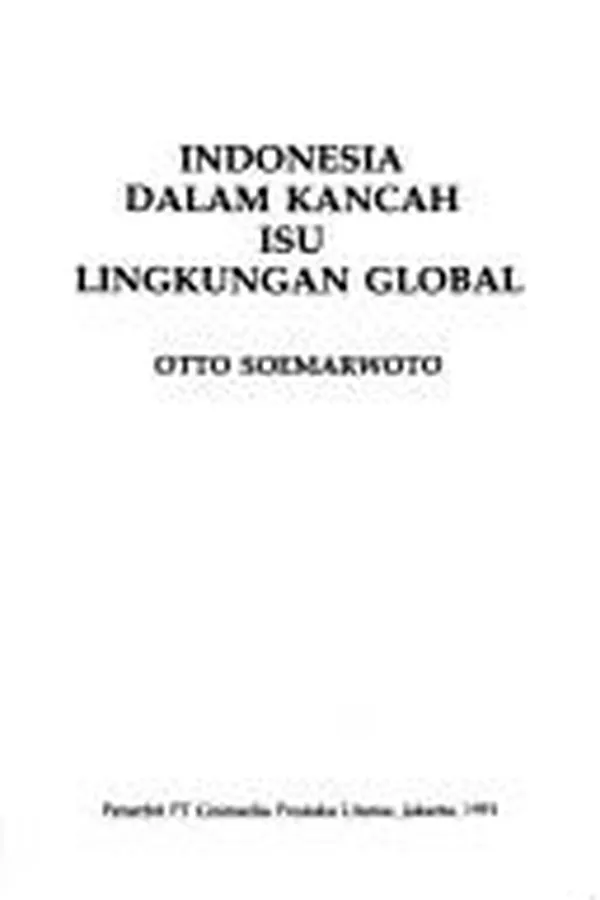 Capa de Indonesia dalam kancah isu lingkungan global