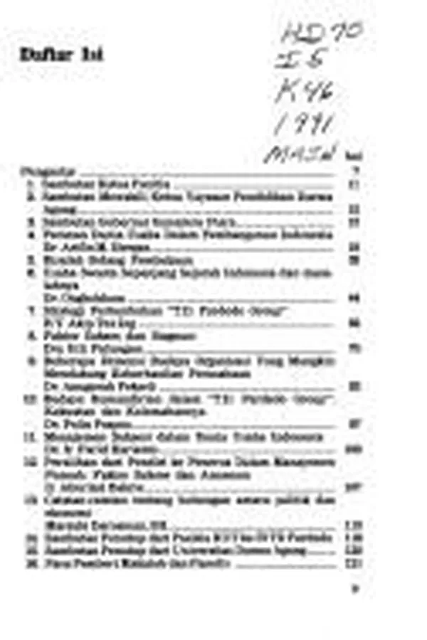 Capa de Kemandirian, kesinambungan dalam pembangunan nasional dan bisnis