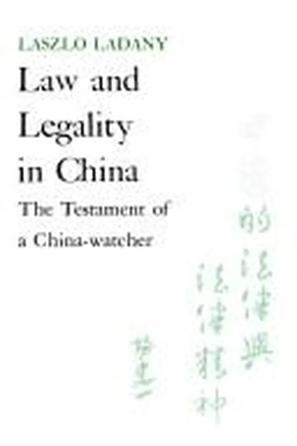 Capa de Law and legality in China