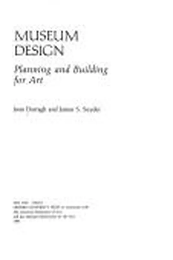 Capa de Museum design