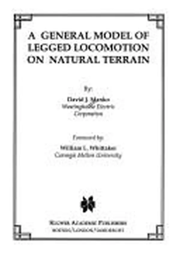 Capa de A general model of legged locomotion on natural terrain