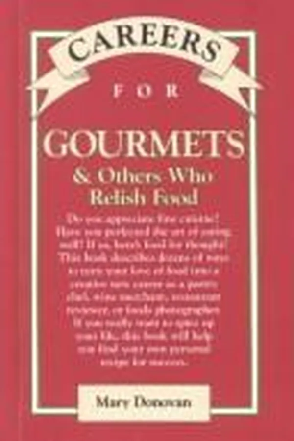 Capa de Careers for gourmets & others who relish food