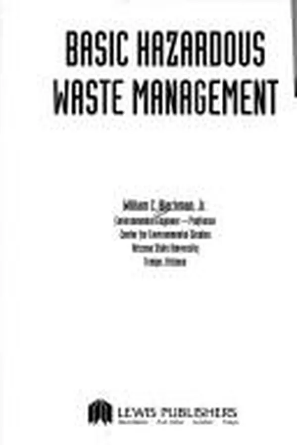 Cover of Basic hazardous waste management