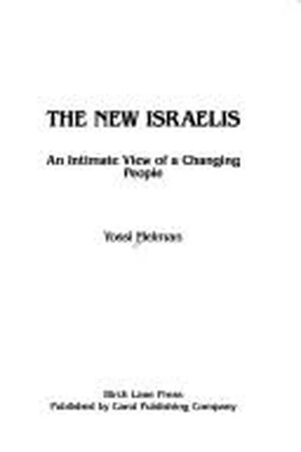 Capa de The new Israelis