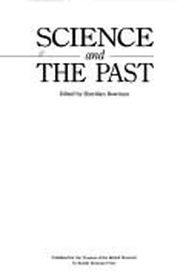 Capa de Science and the past