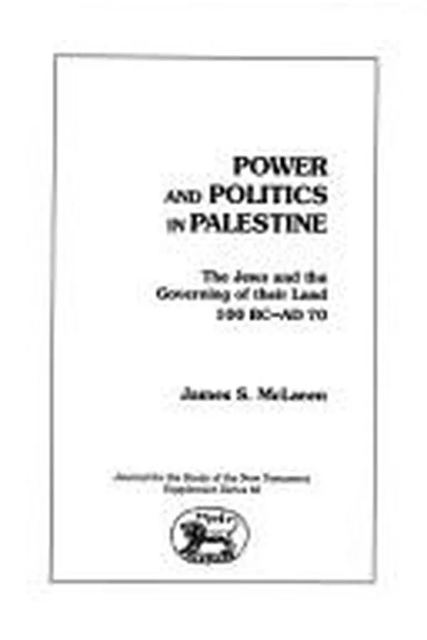 Capa de Power and politics in Palestine
