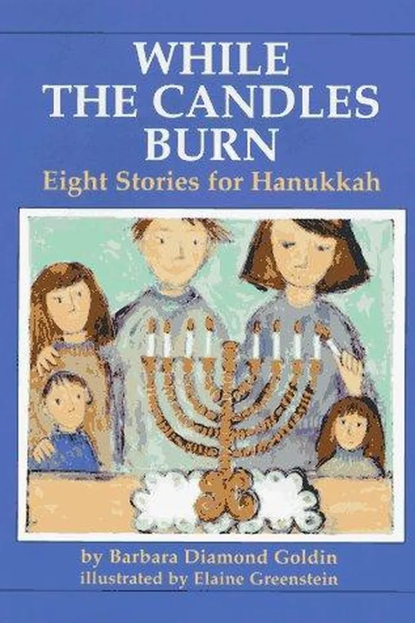 Cover of While the candles burn