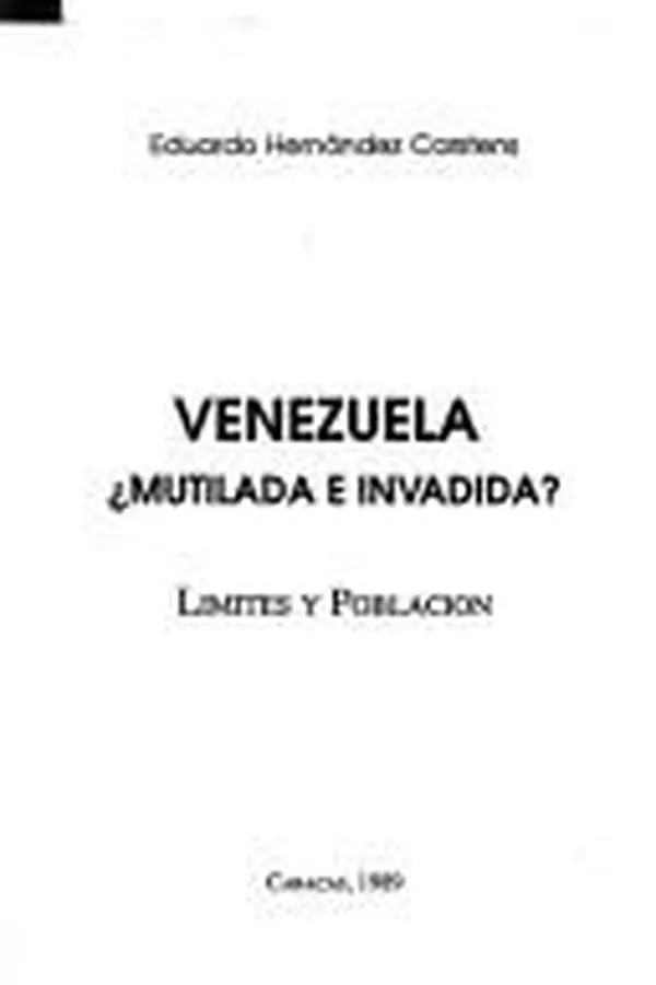 Capa de Venezuela, mutilada e invadida?
