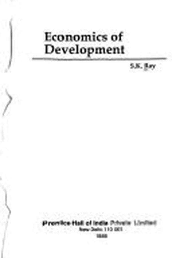 Capa de Economics of development
