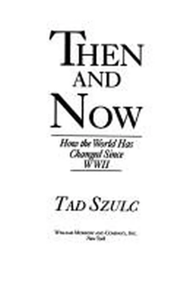 Capa de Then and now