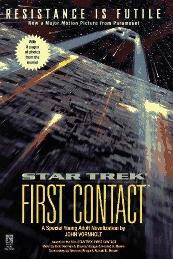 Capa de Star Trek The Next Generation - First Contact (junior)