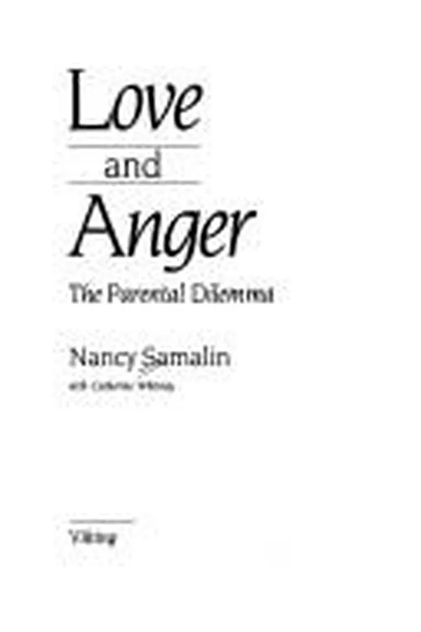 Capa de Love and anger