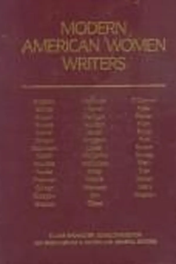 Capa de Modern American women writers