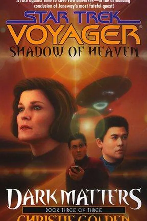 Capa de Star Trek Voyager - Dark Matters - Shadow of Heaven