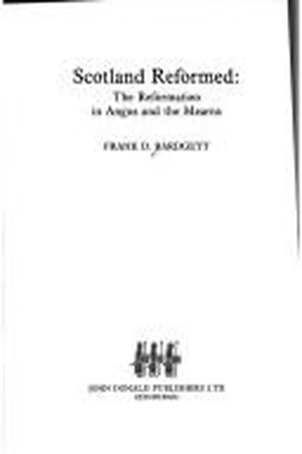 Capa de Scotland reformed
