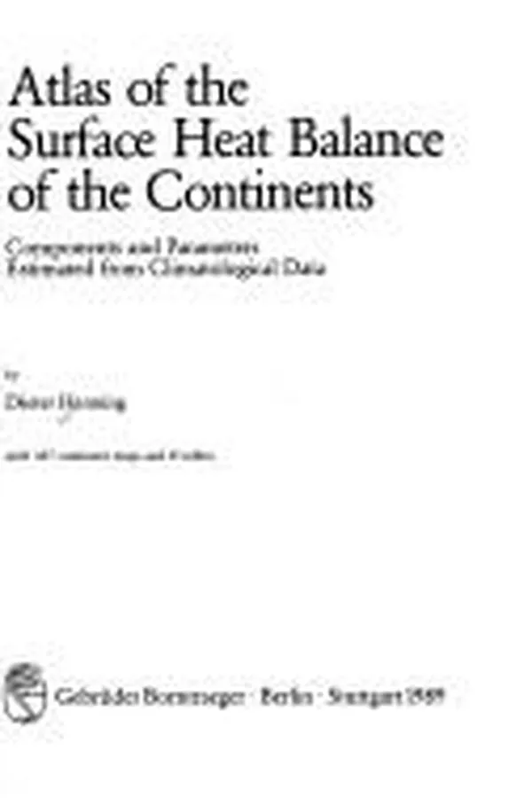 Capa de Atlas of the surface heat balance of the continents