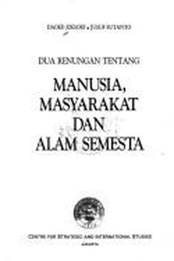 Capa de Dua renungan tentang manusia, masyarakat, dan alam semesta