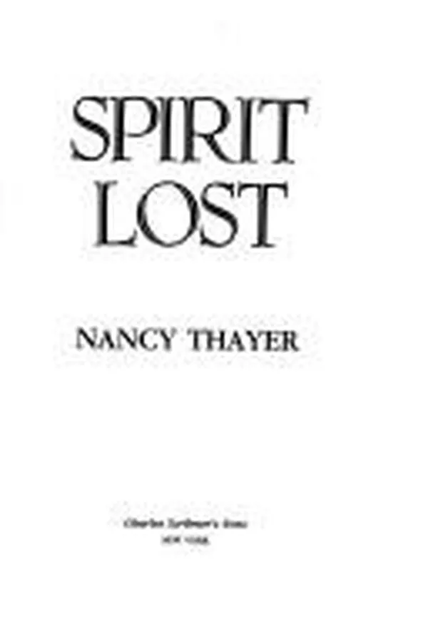 Capa de Spirit lost