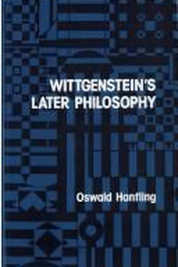 Capa de Wittgenstein's later philosophy