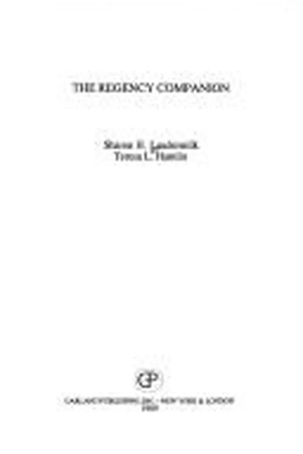 Capa de The Regency Companion
