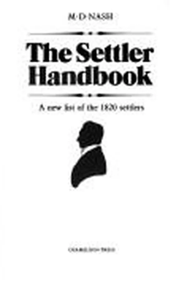 Capa de The settler handbook
