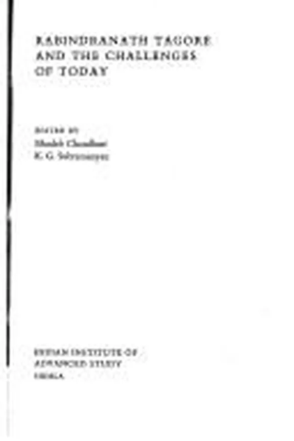 Capa de Rabindranath Tagore and the challenges of today