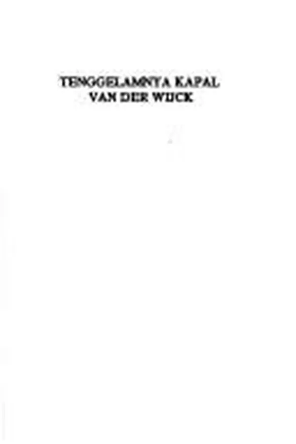 Capa de Tenggelamnya kapal Van der Wijck