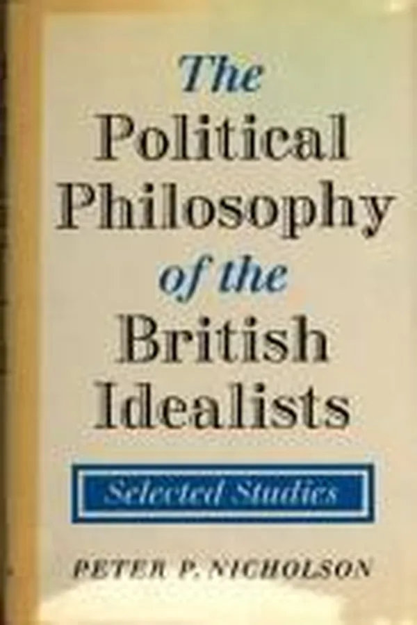 Capa de The political philosophy of the British idealists