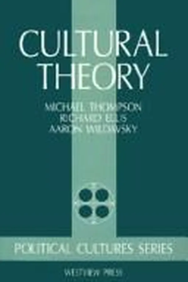 Capa de Cultural theory
