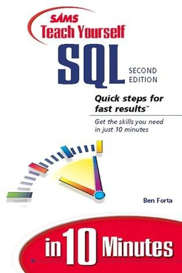 Capa de Sams teach yourself SQL in 10 minutes