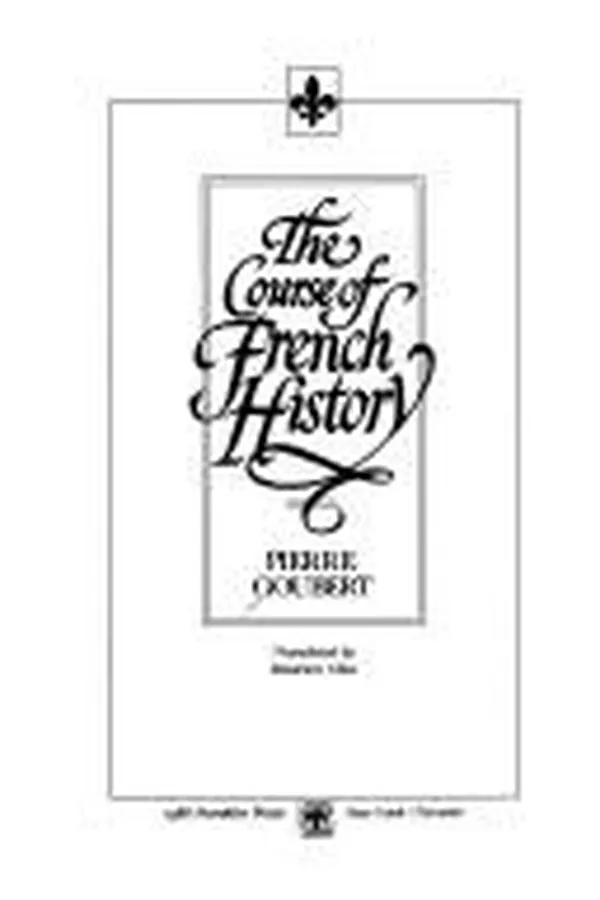 Capa de Initiation à l'histoire de la France