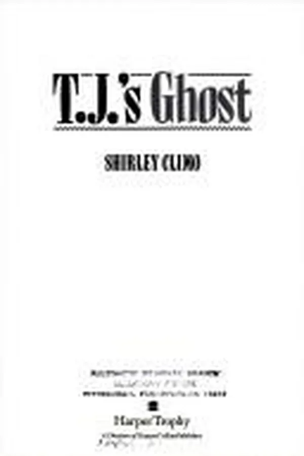 Cover of T.J.'s ghost