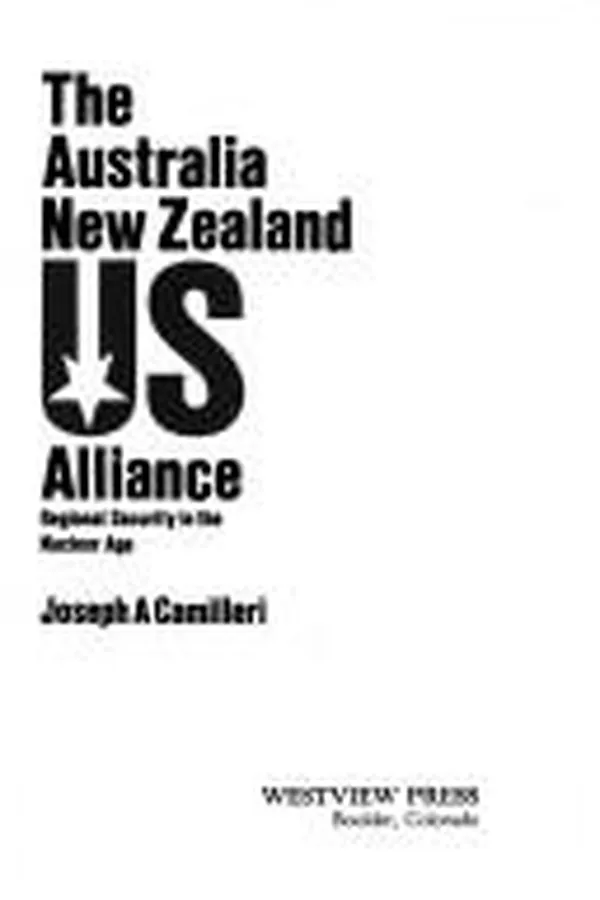 Capa de The Australia, New Zealand, US alliance