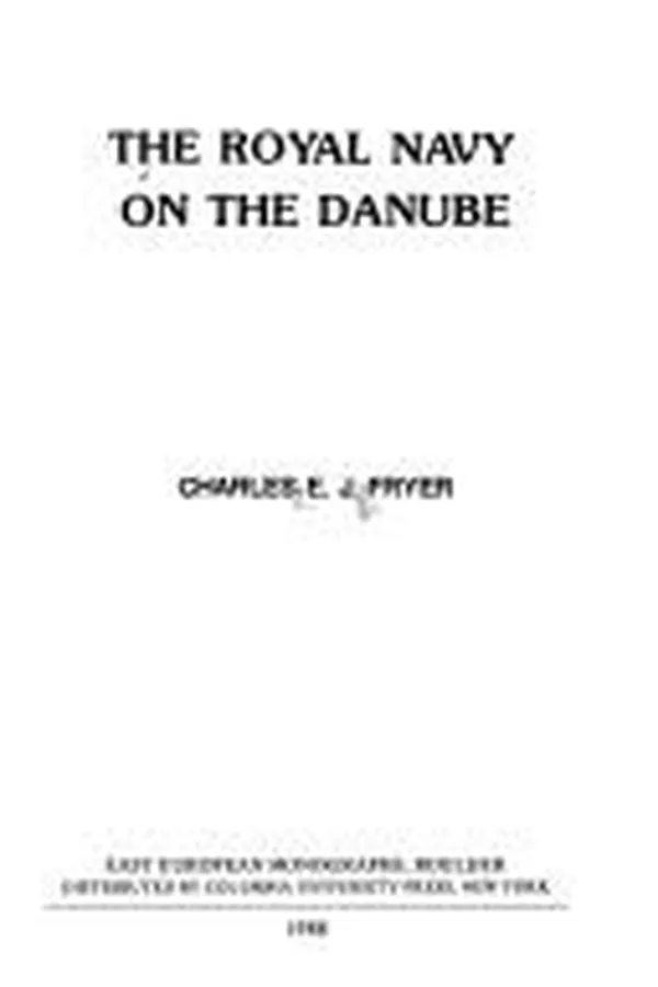 Capa de The Royal Navy on the Danube