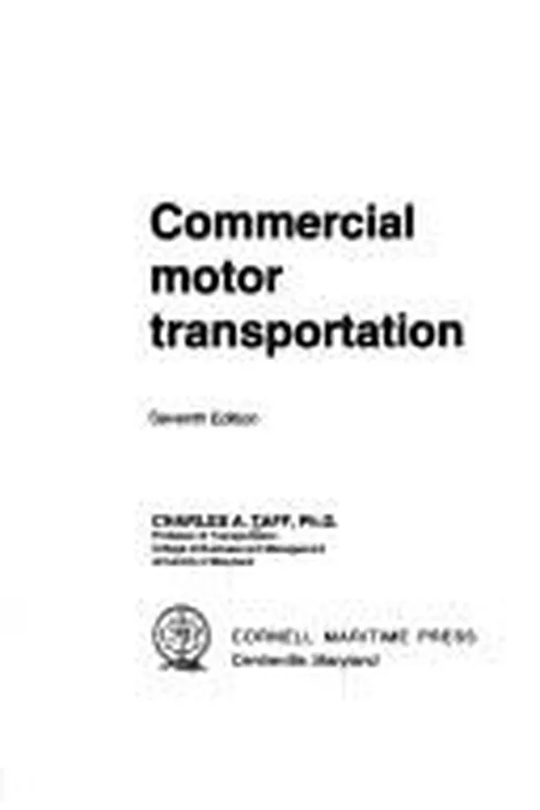 Capa de Commercial motor transportation