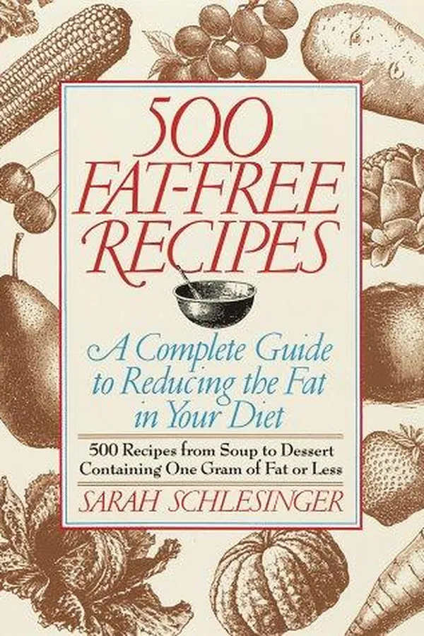 Capa de 500 fat-free recipes