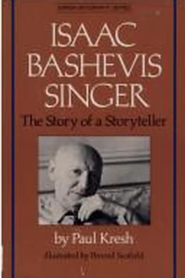 Capa de Isaac Bashevis Singer, the story of a storyteller