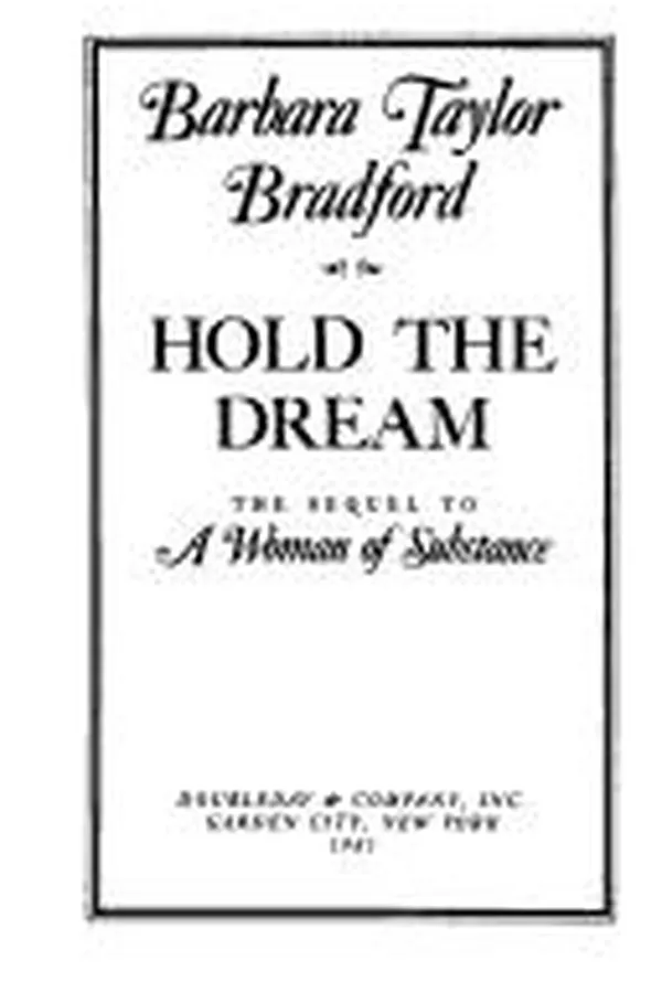 Capa de Hold the dream