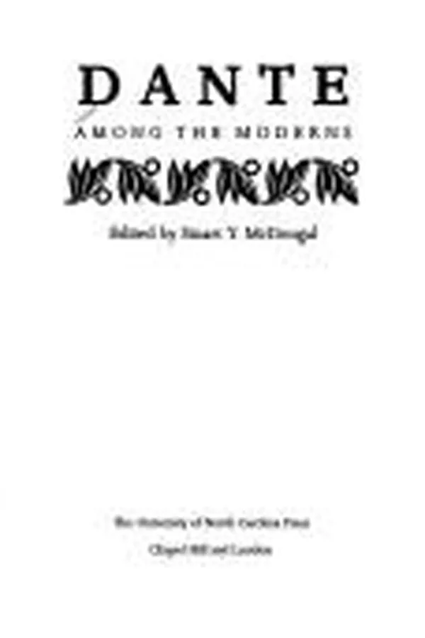 Capa de Dante among the Moderns